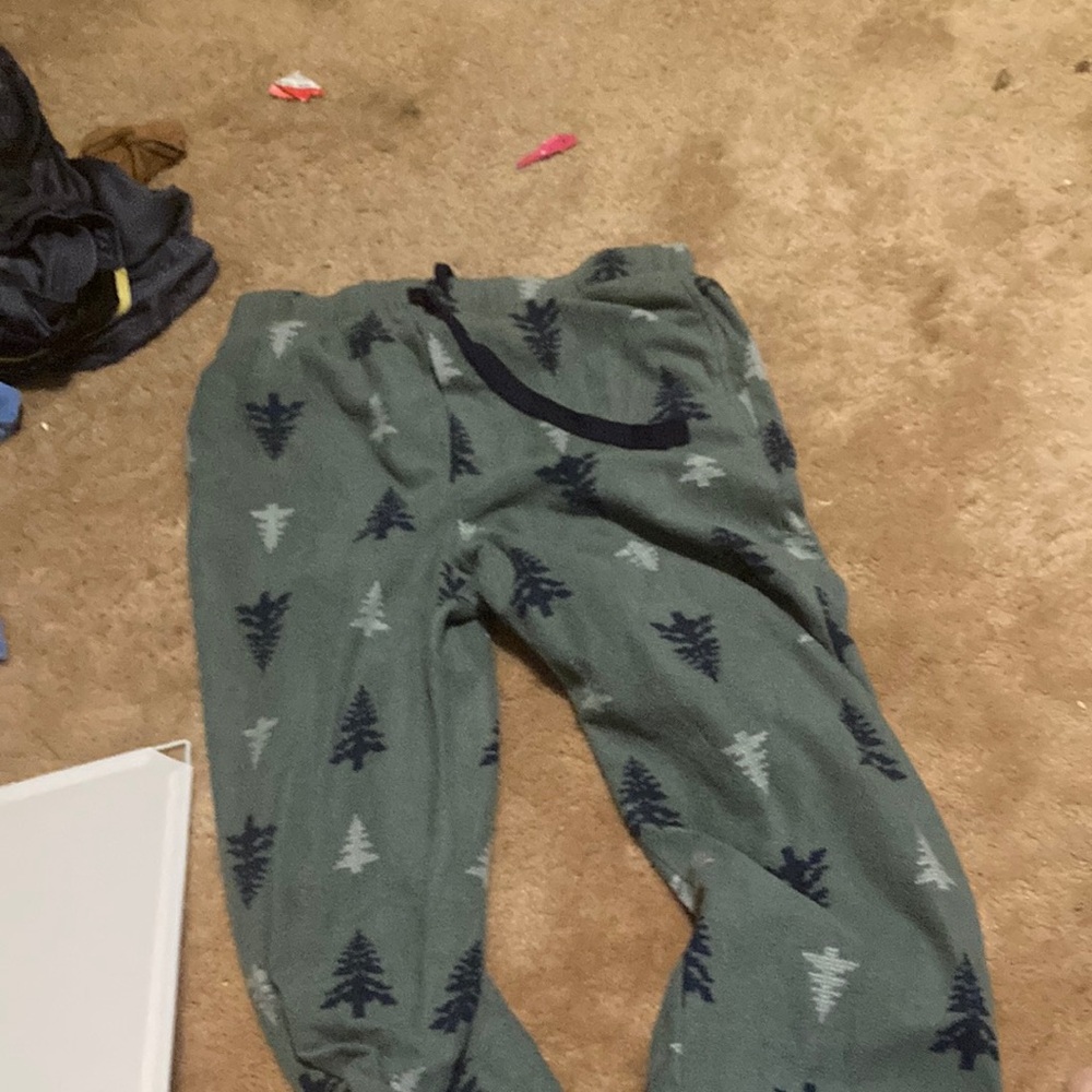 Kids Green Tree Print Bottoms